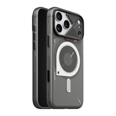 Funda Aulumu A18 Frosted MagSafe Transparente Gris iPhone 18 Pro